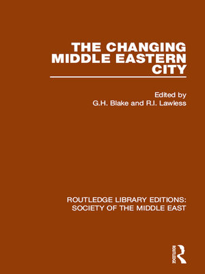 cover image of The Changing Middle Eastern City